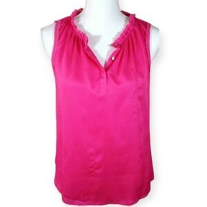 ANN TAYLOR HOT PINK TOP SZ.2P GUC